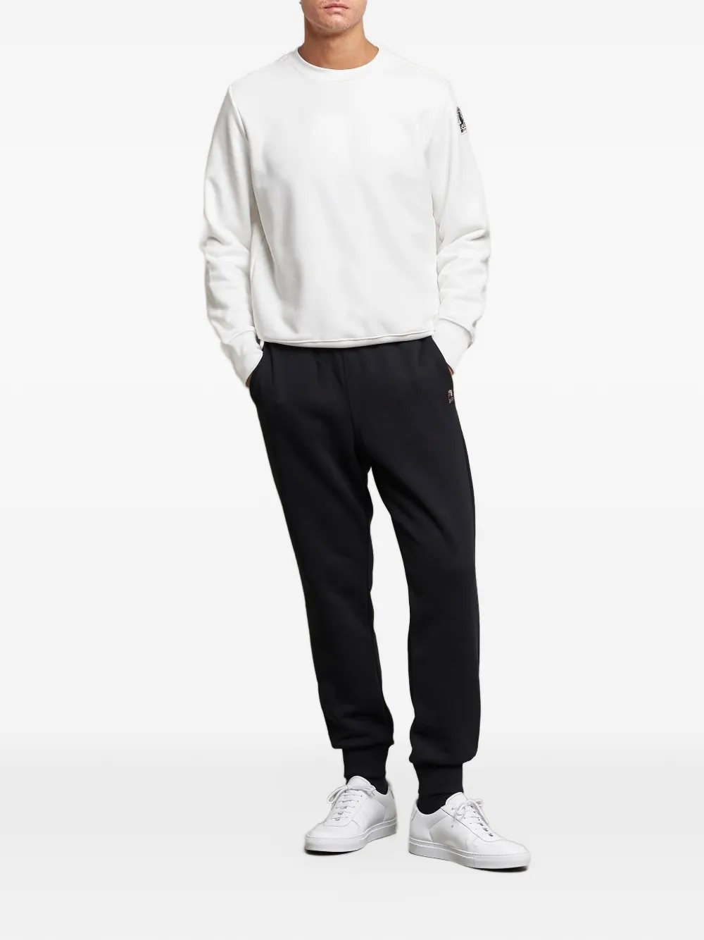 Parajumpers logo-patch sweatshirt Wit