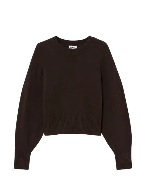 ZENGGI ribbed-trim crewneck sweater