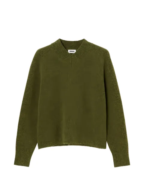 ZENGGI V-neck oversized-fit sweater