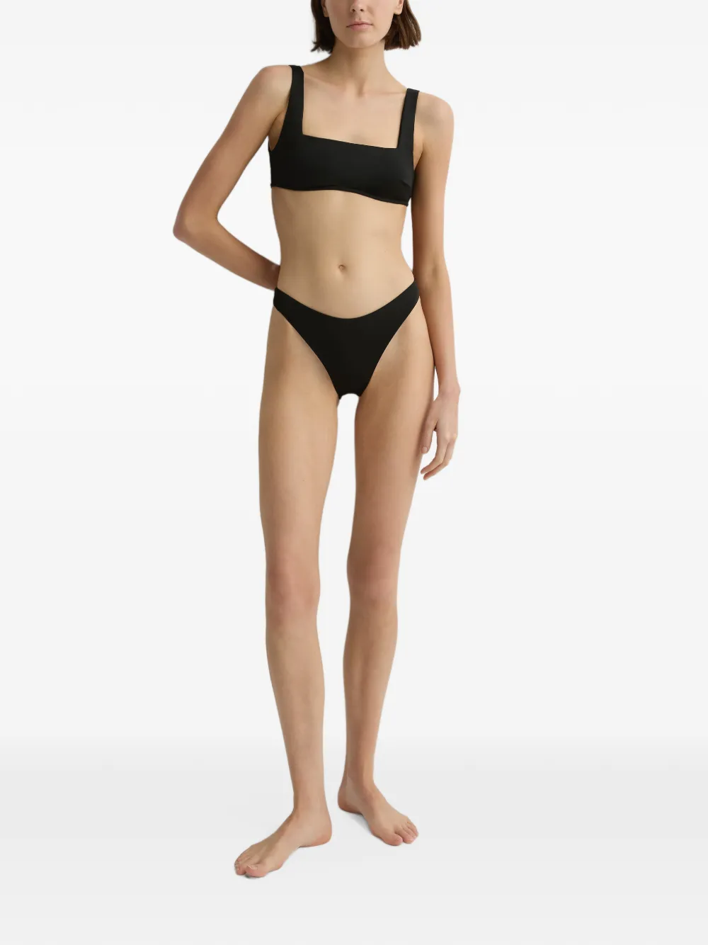 BONDI BORN Bikinitop met vierkante hals Zwart
