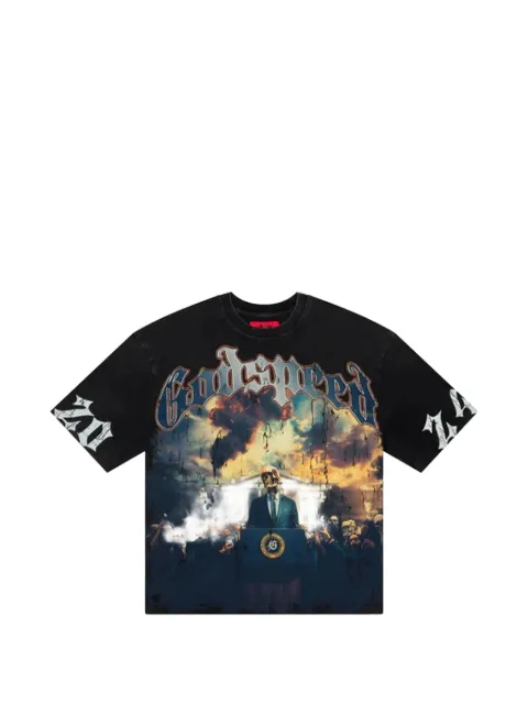 GODSPEED graphic-print cotton T-shirt