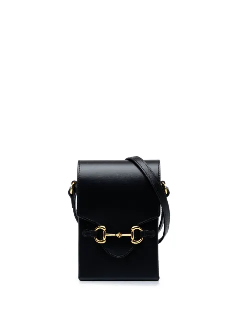 Gucci Pre-Owned 2000-2015 Mini Leather Horsebit 1955 crossbody bag