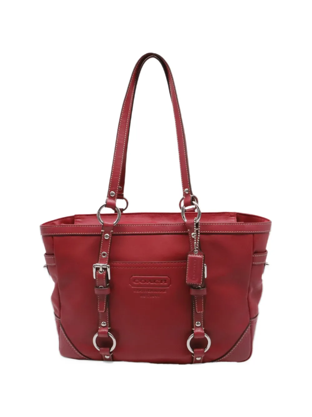 Coach Vintage Gallery buckle tote bag - Rosso