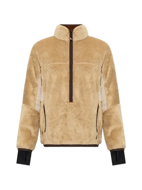 Moncler Grenoble half-zip fleece sweatshirt