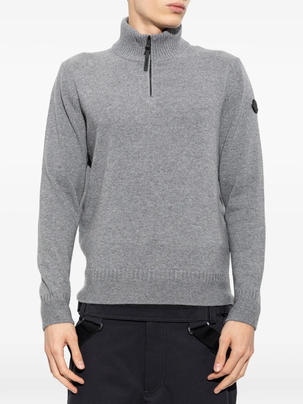 Moncler wool & cashmere blend jumper Grijs