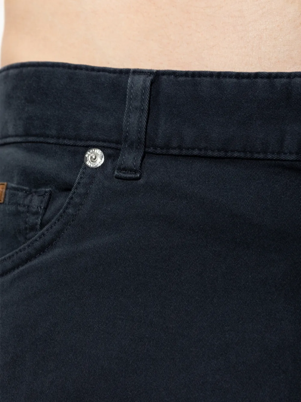 Moncler five-pocket straight-leg jeans Blauw