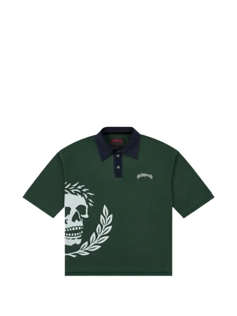 GODSPEED Victor Crest oversized polo shirt
