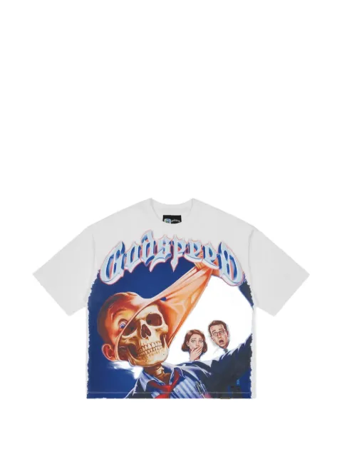 GODSPEED Mask Off graphic-print T-shirt