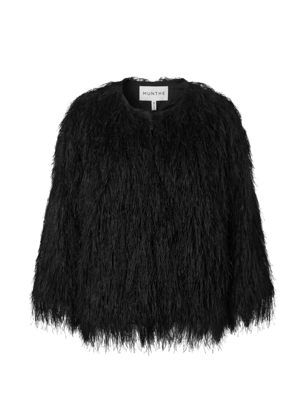 MUNTHE Cyanna faux-fur jacket - Nero