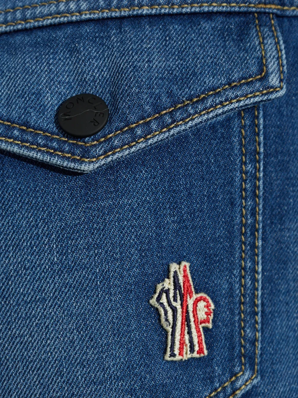 Moncler Grenoble bootcut jeans Blauw
