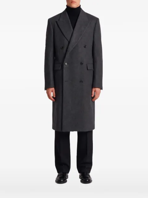 Lardini double-breasted wool coat