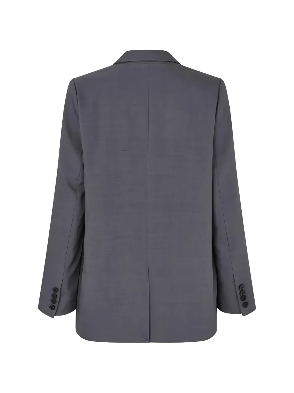 SAMSOE Sahelly double-breasted peak-lapel blazer Grijs
