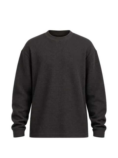 REGARDS waffle-knit oversized T-shirt