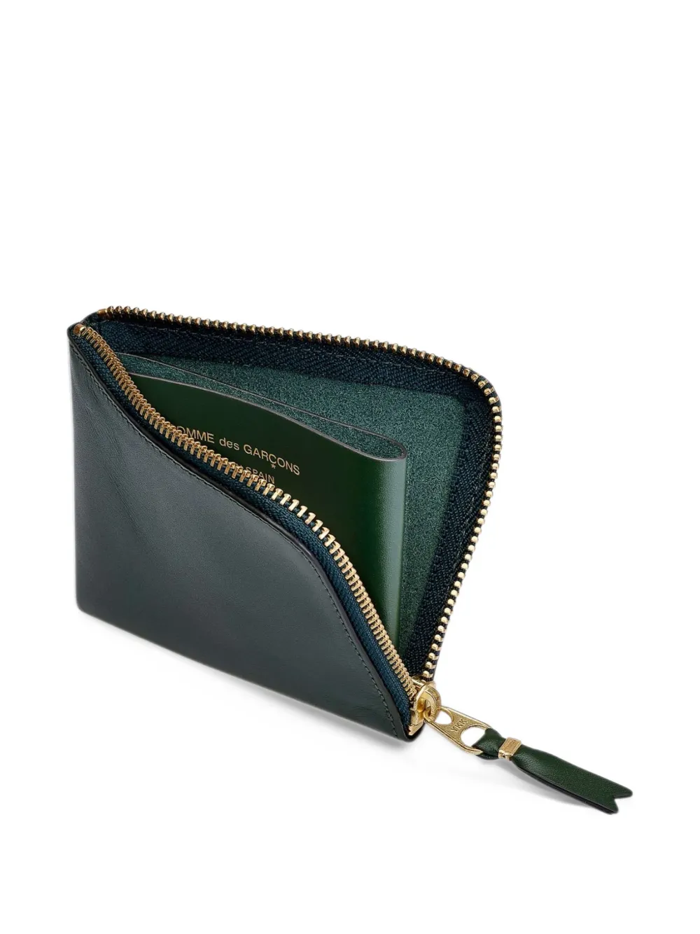 Comme Des Garçons Classic Group zip-around wallet Groen
