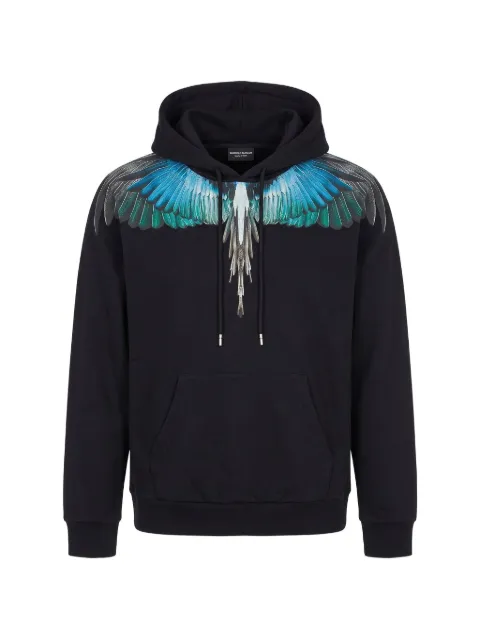 COUNTY OF MILAN wings-print hoodie