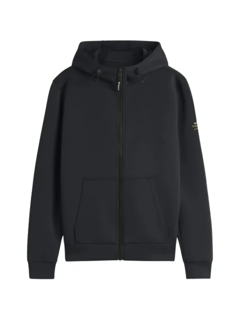 Ecoalf logo-patch zip-up hoodie