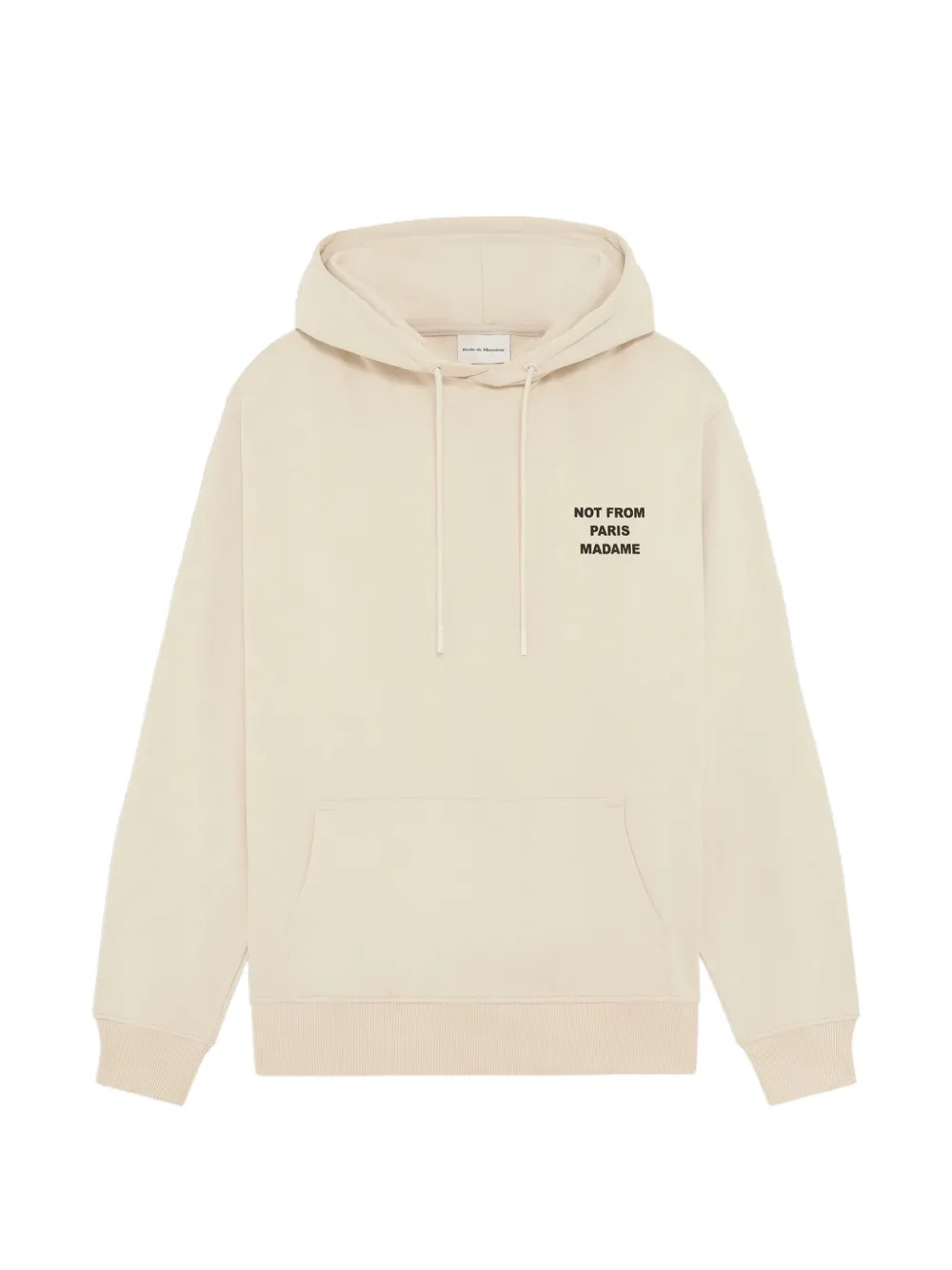 Drôle De Monsieur Not From Paris Madame hoodie Beige