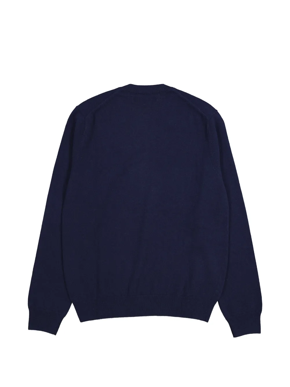 Comme des Garçons Homme V-neck wool sweater Blauw