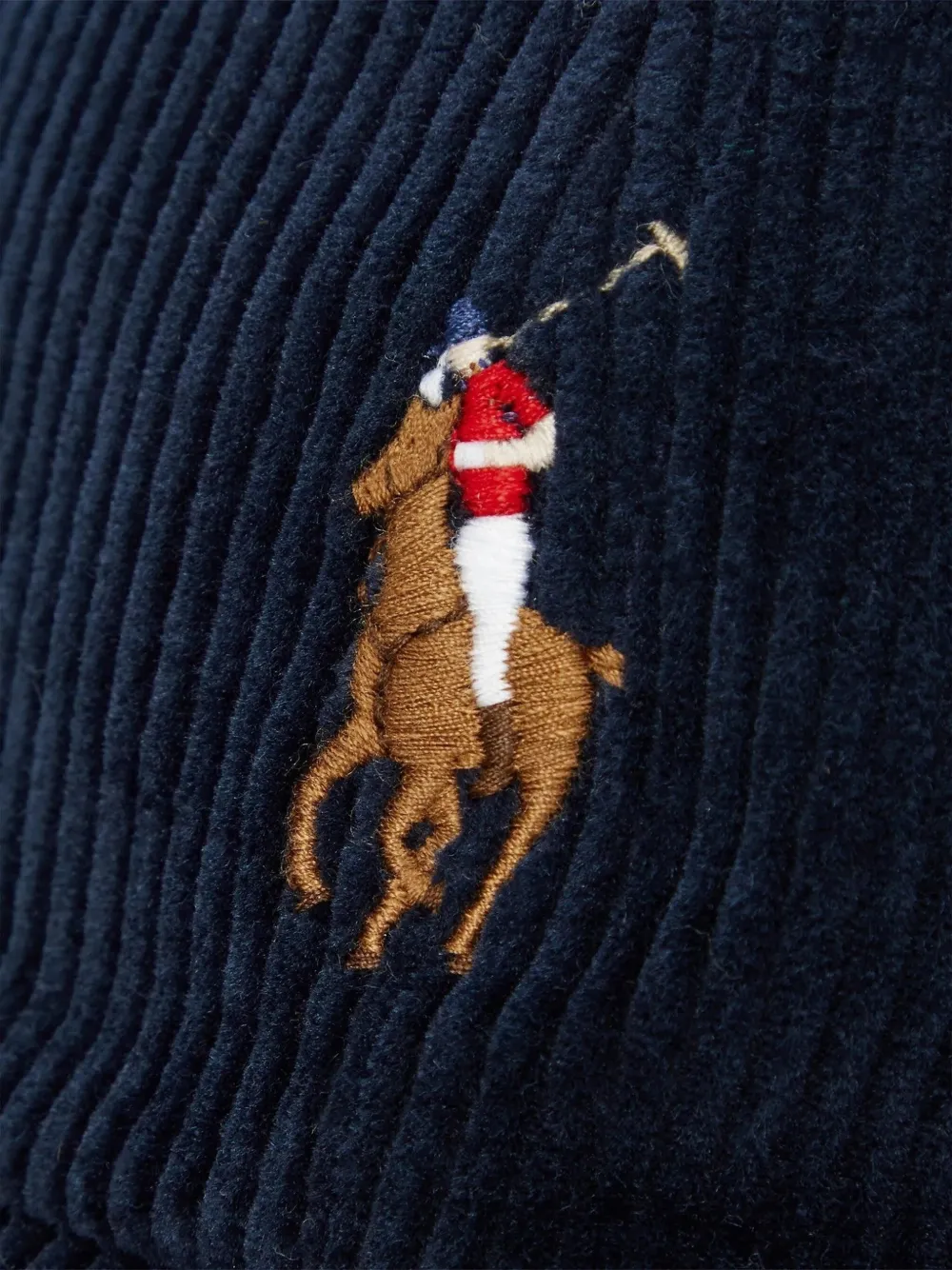 Polo Ralph Lauren corduroy ball cap Blauw