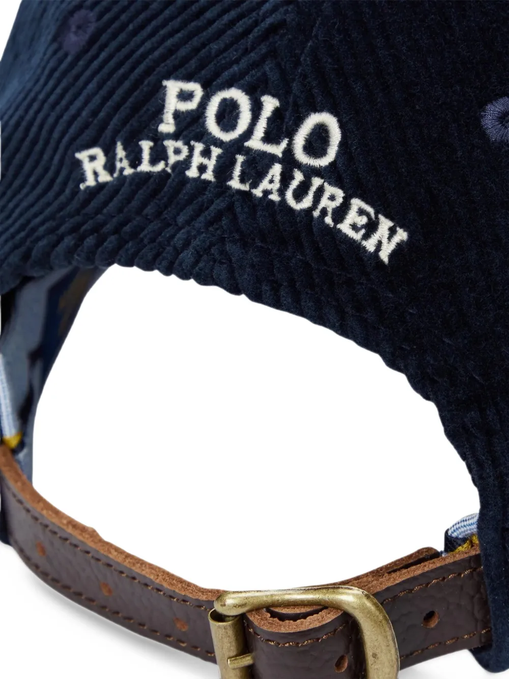 Polo Ralph Lauren corduroy ball cap Blauw