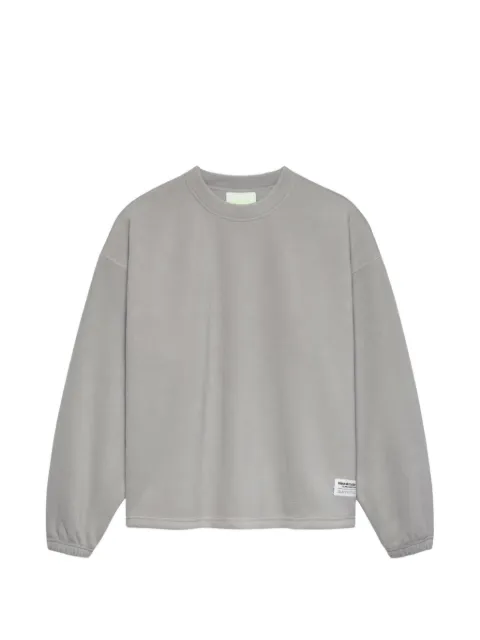 NEW AMSTERDAM logo-patch shell-print sweater