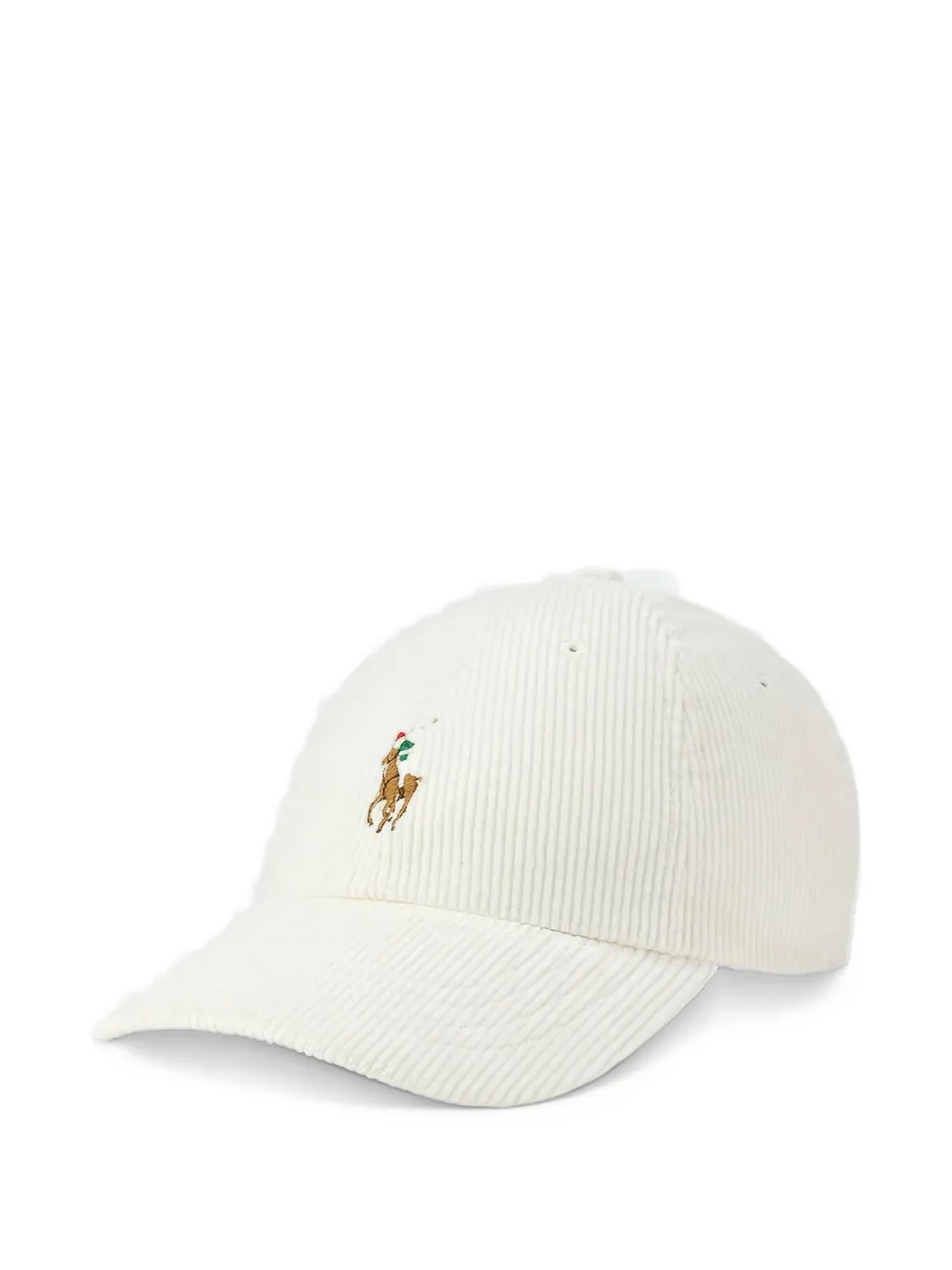 Polo Ralph Lauren corduroy Pony-embroidered baseball cap Beige