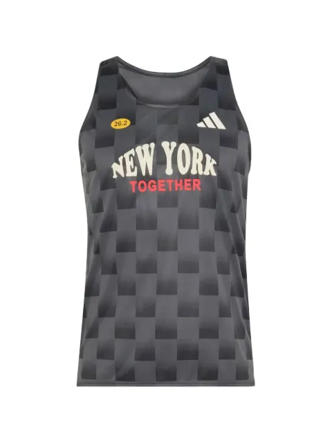 adidas Adizero NYC running singlet