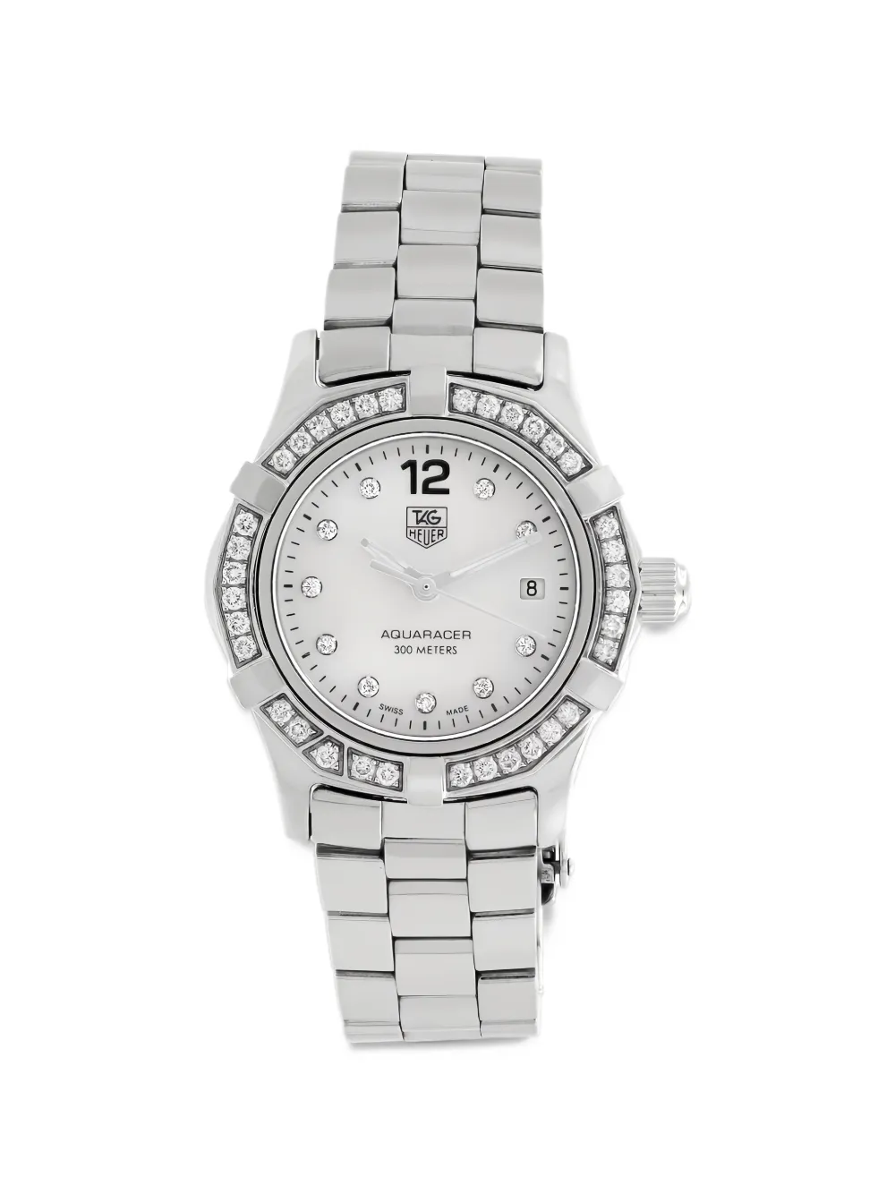 TAG Heuer Pre-Owned Aquaracer 27mm watch - Bianco