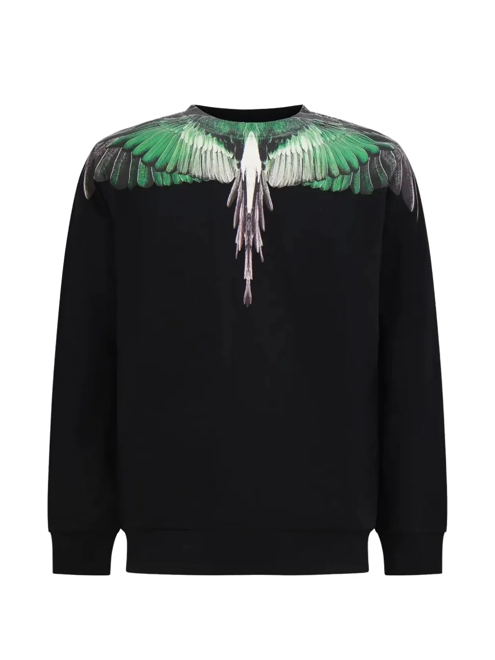 COUNTY OF MILAN Wings-print sweater Zwart