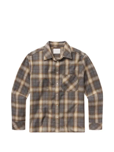 Citizens of Humanity Cairo plaid cotton shirt