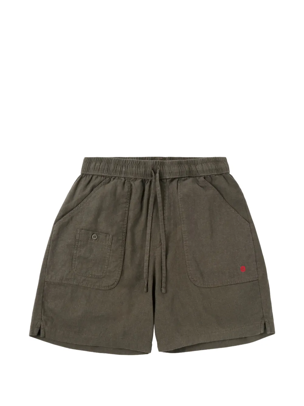 AMUNDSEN Traveller's track shorts - Verde