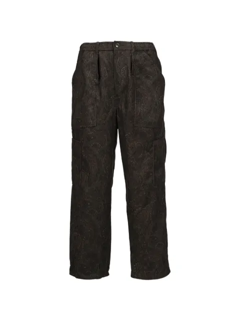 DAIWA PIER39 paisley corduroy cargo pants