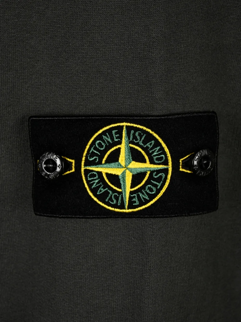 Stone Island logo-patch sweater Grijs