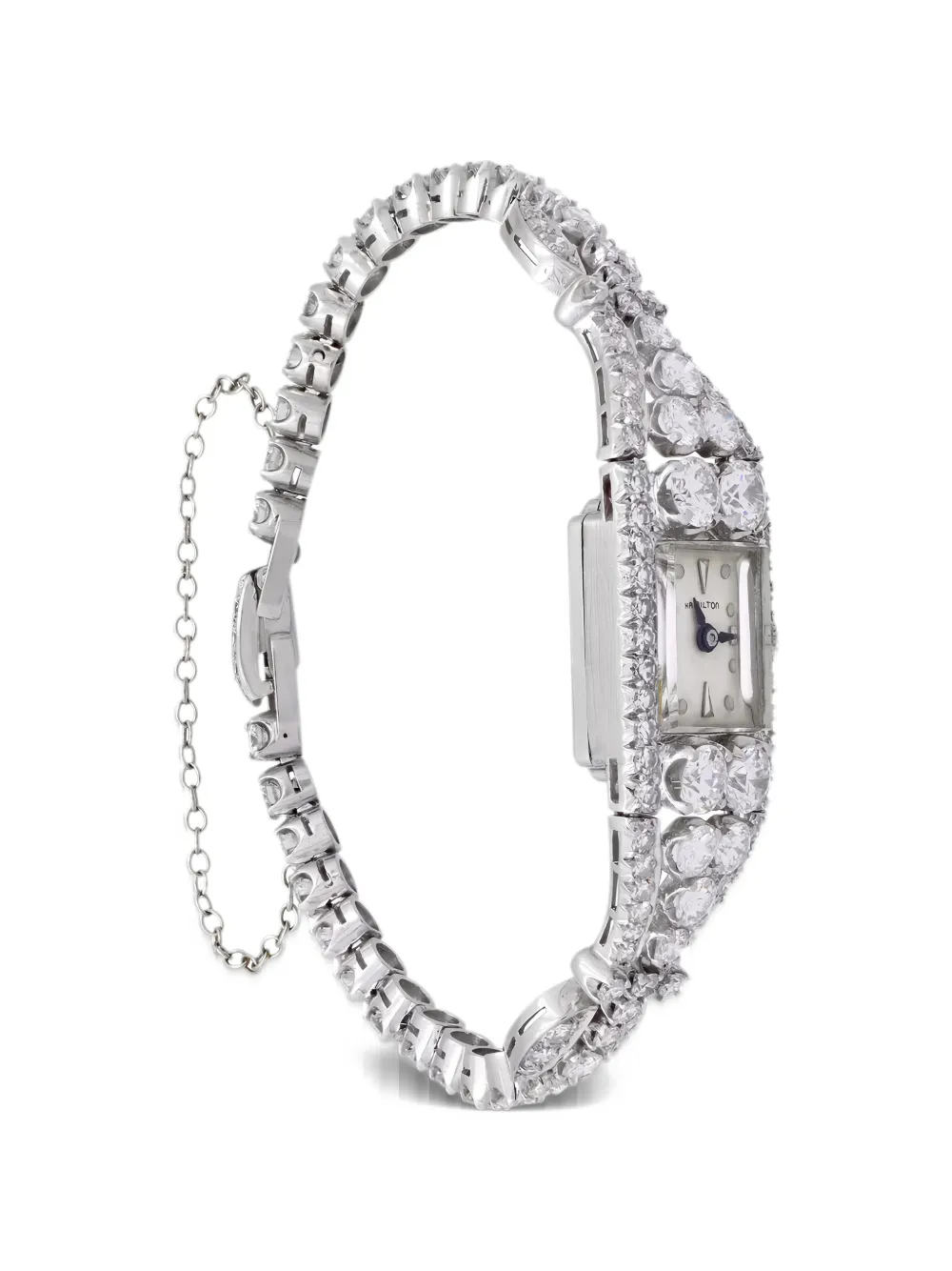 Hamilton 1920s-1930s Cocktail diamond 21mm watch - Bianco