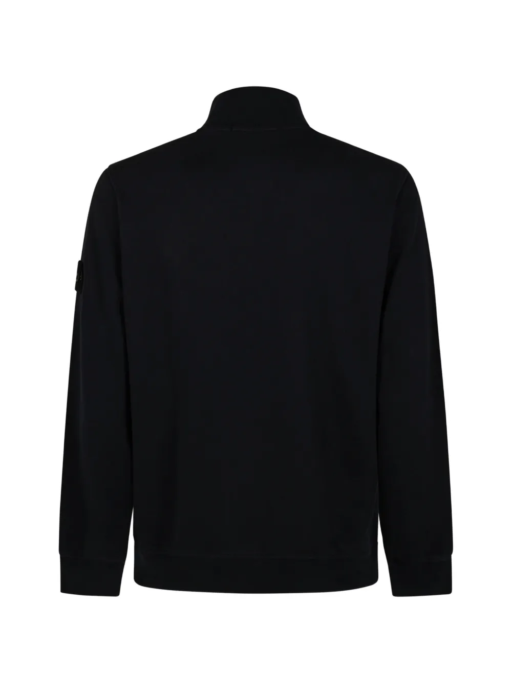 Stone Island 6100068 brushed organic-cotton fleece sweatshirt Zwart