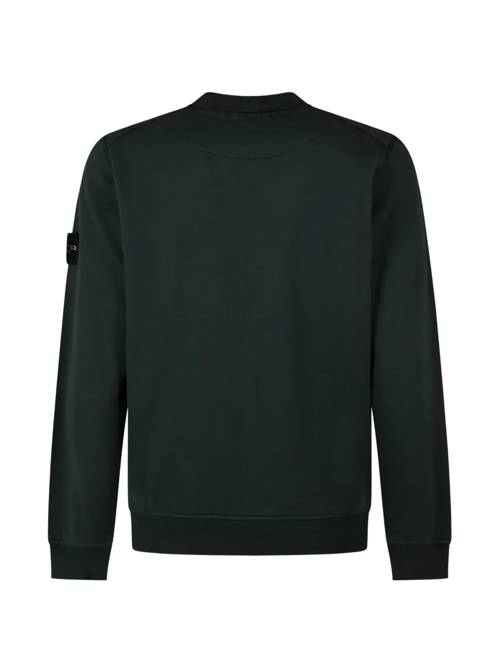 Stone Island 6100060 organic cotton fleece sweatshit Groen