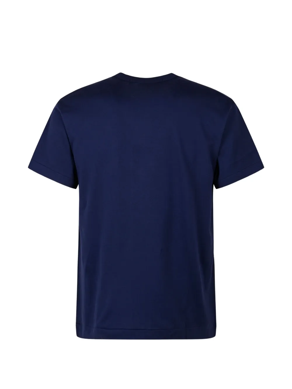 Comme Des Garçons Play logo-print T-shirt Blauw