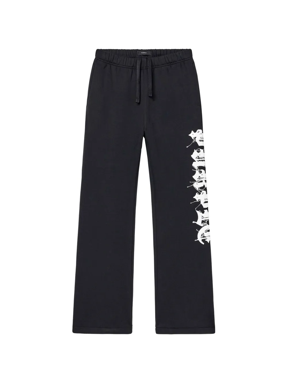 Purple Brand logo-print track pants - Nero