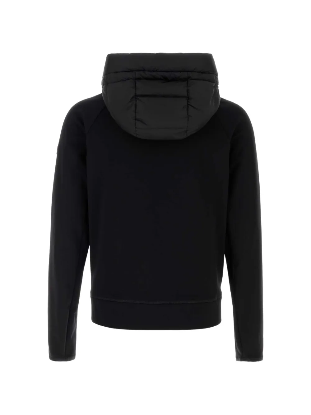 Moncler Grenoble Polartec quilted hooded jacket Zwart