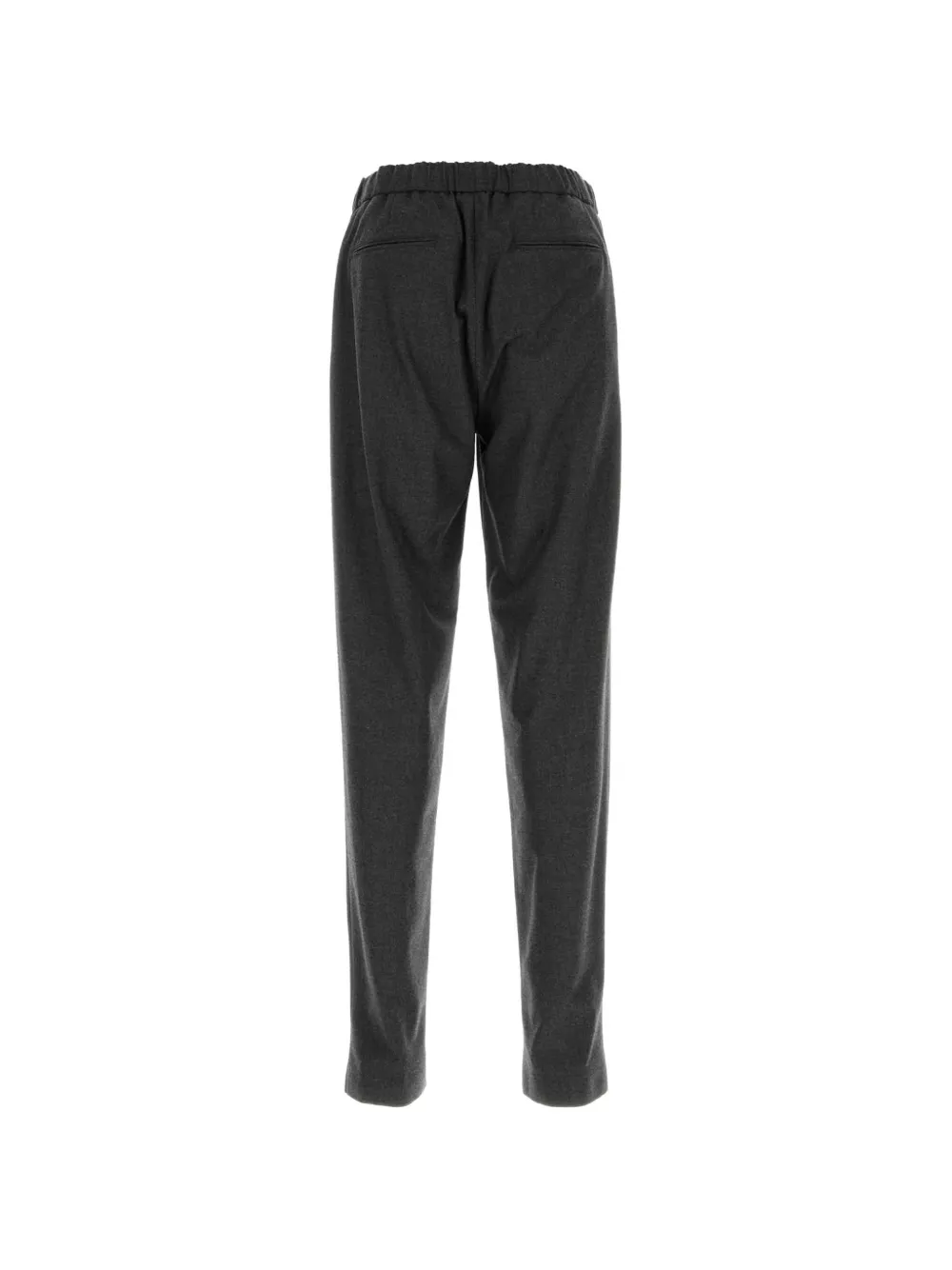 Giorgio Armani pleated drawstring trousers Grijs