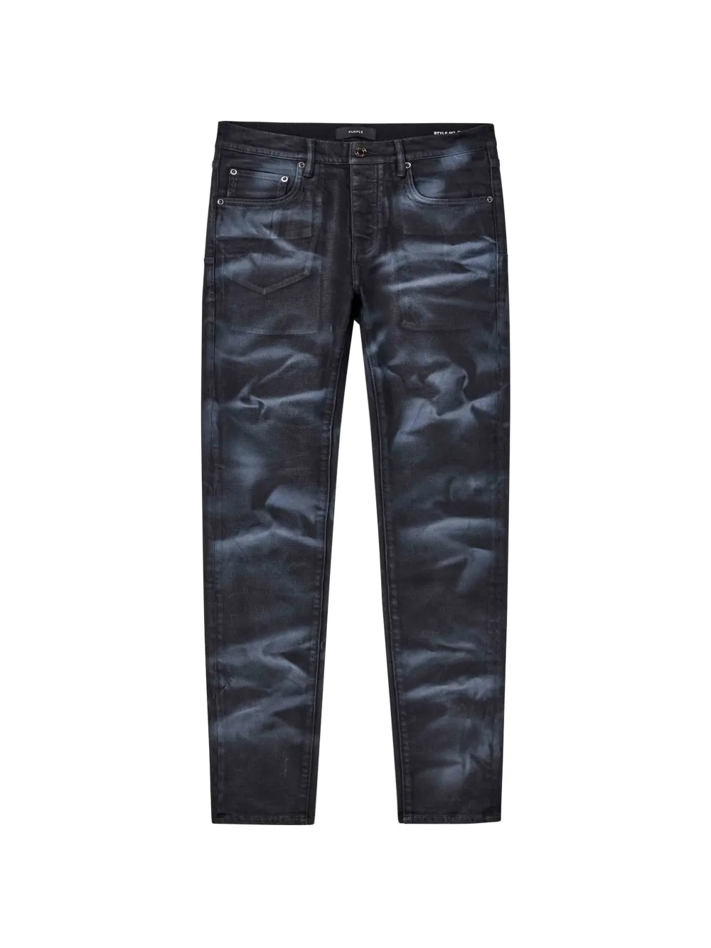 Purple Brand 3D pigment-effect slim-fit jeans - Nero