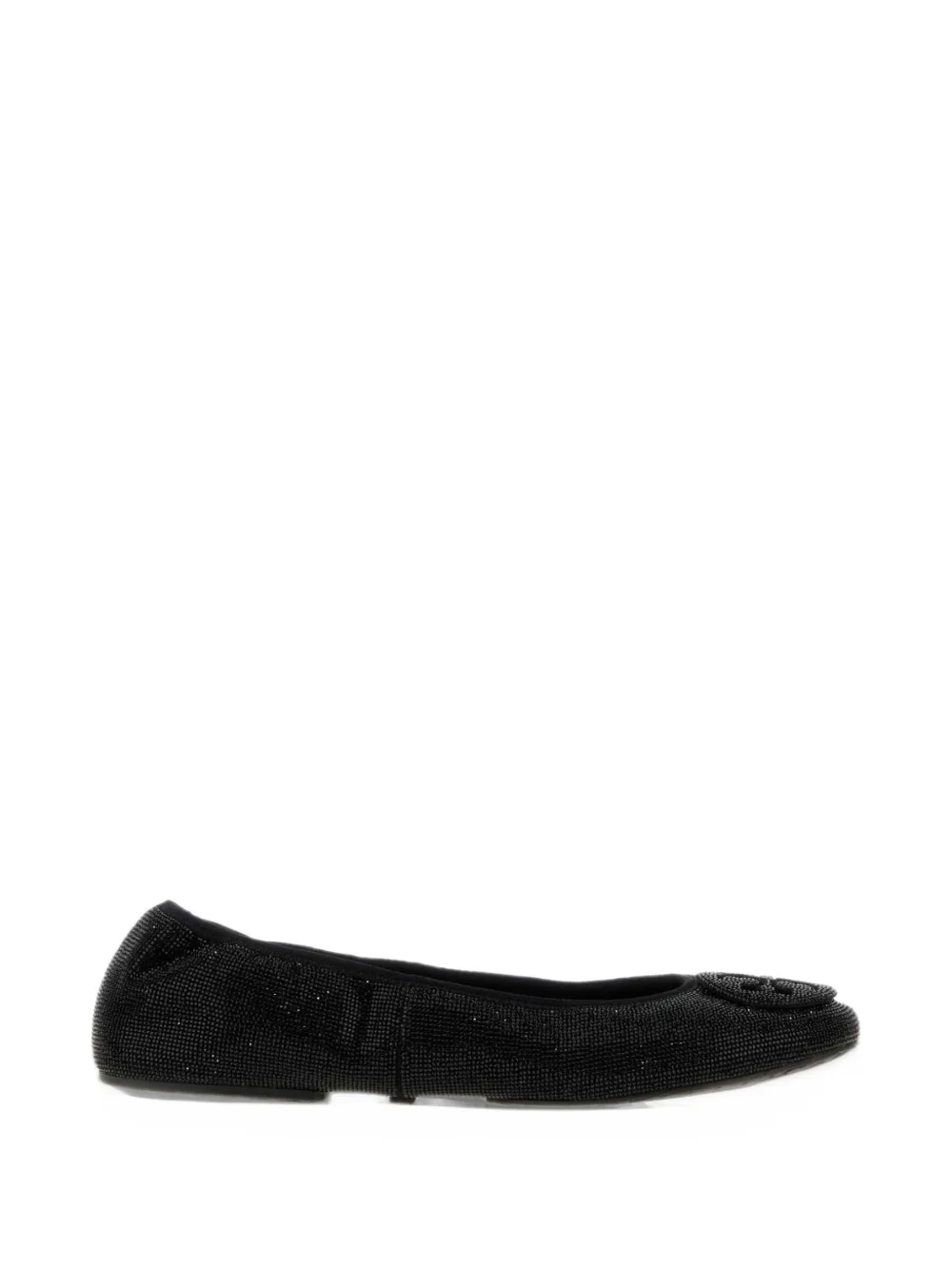 Tory Burch Reva pavé travel ballet - Nero