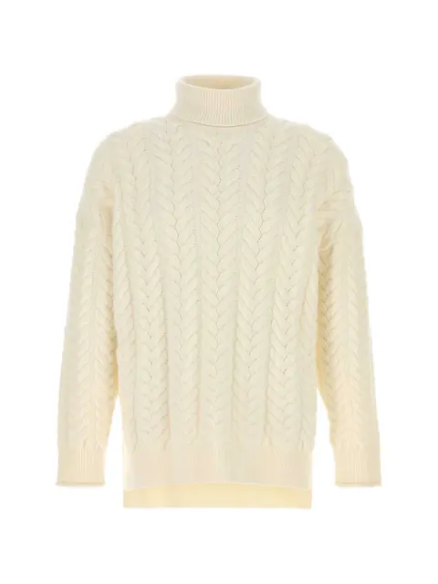 Giorgio Armani cable-knit roll-neck sweater
