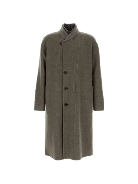 Giorgio Armani shawl-collar single-breasted coat