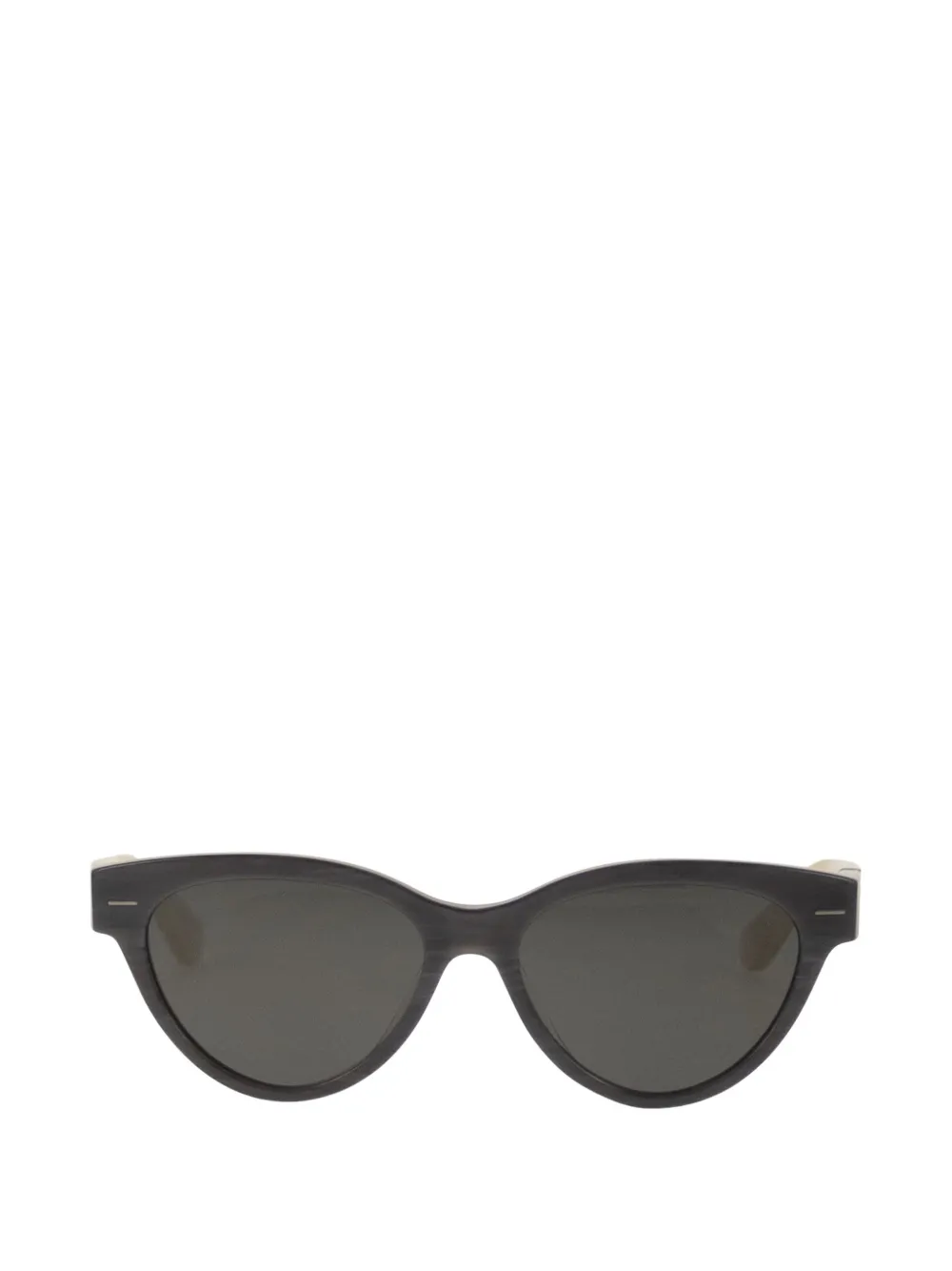 Brunello Cucinelli Zonnebril met cat-eye montuur Zwart