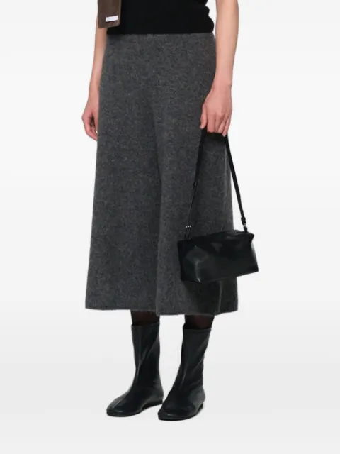 Amomento brushed-knit culotte trousers