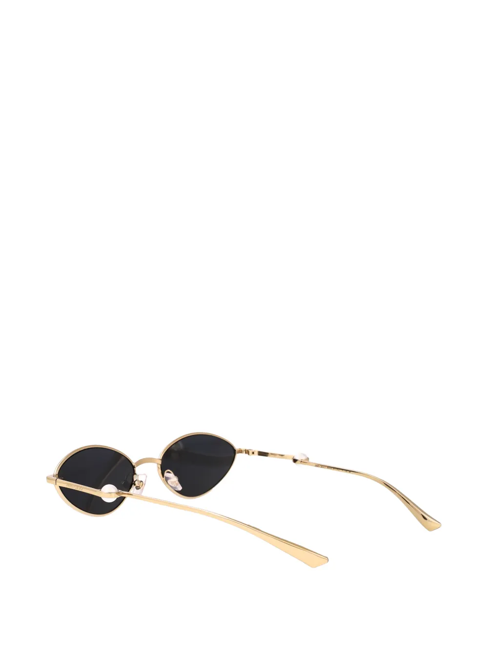 Jimmy Choo Eyewear pearl-embellished cat-eye frame sunglasses Goud