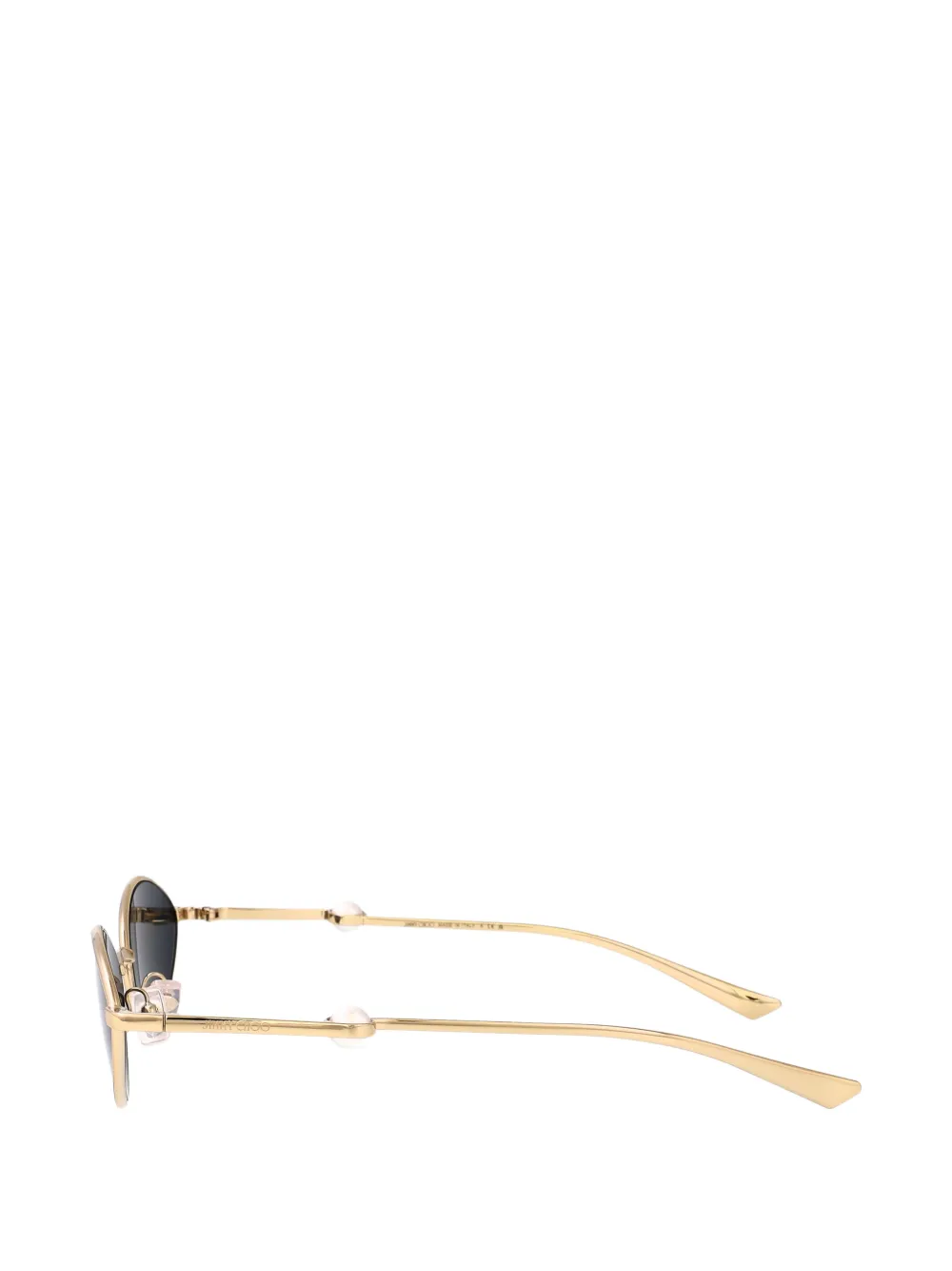 Jimmy Choo Eyewear pearl-embellished cat-eye frame sunglasses Goud