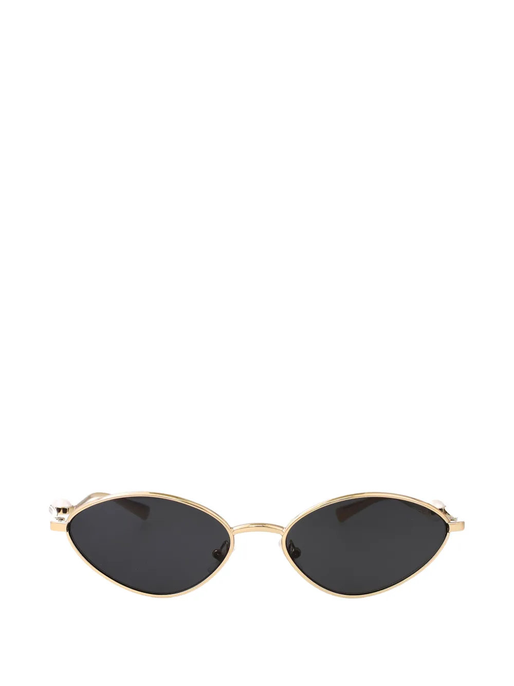 Jimmy Choo Eyewear pearl-embellished cat-eye frame sunglasses Goud