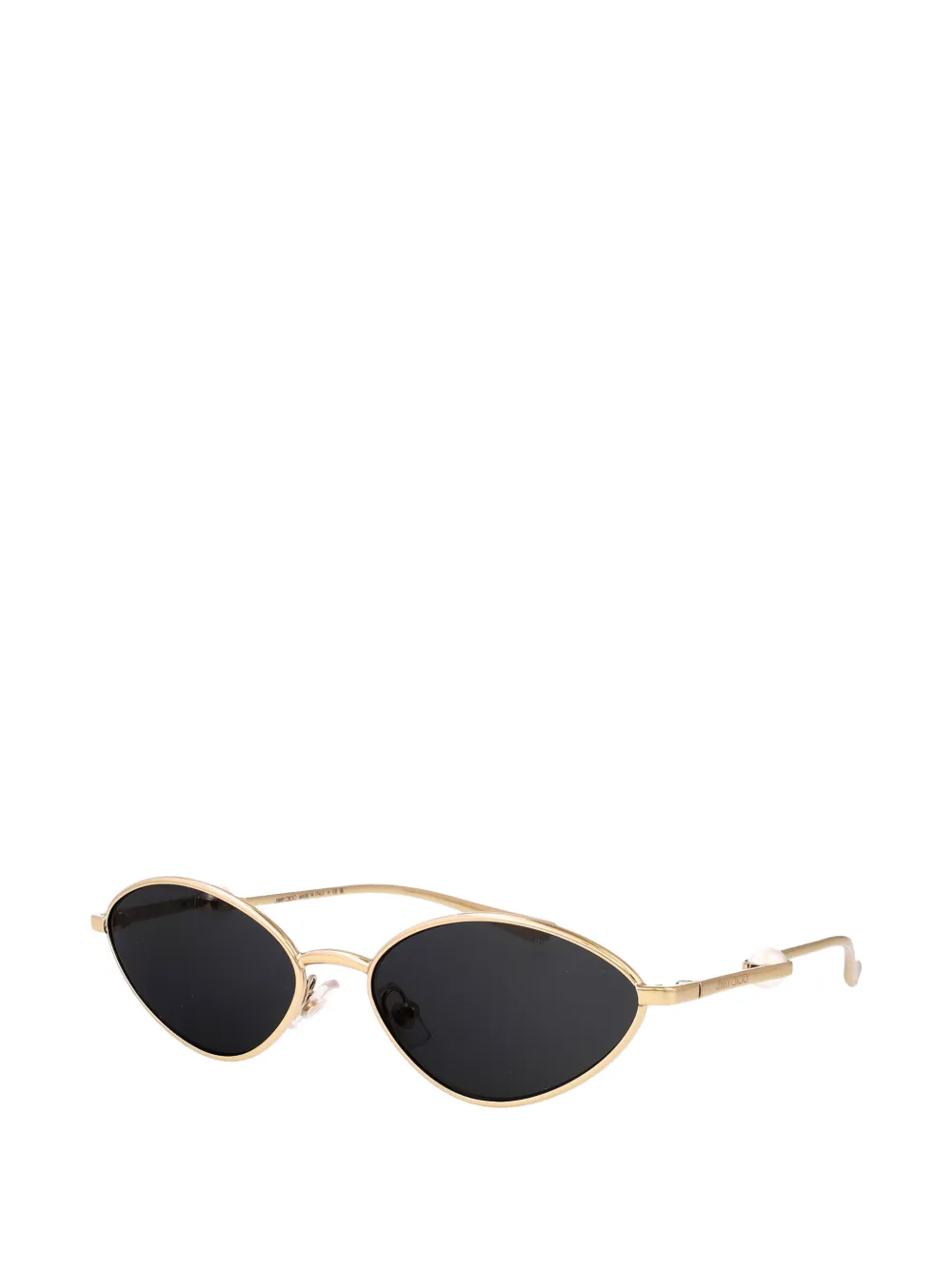 Jimmy Choo Eyewear pearl-embellished cat-eye frame sunglasses Goud